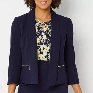 Sze 18 Black Label by Evan-Picone Suit Jacket, Blue